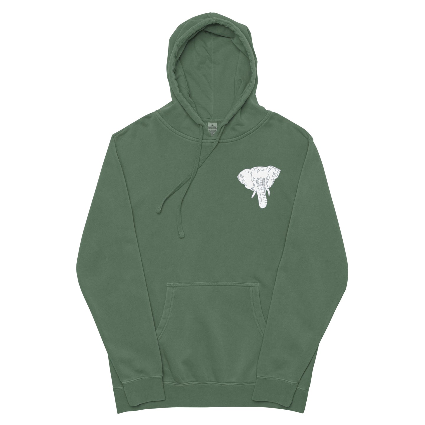 ELEPHANT IN THE ROOM EMBROIDERED HOODIE